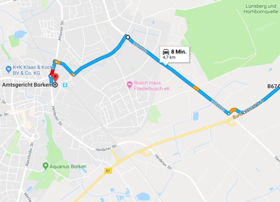 Umleitung Landwehr Umleitung Landwehr