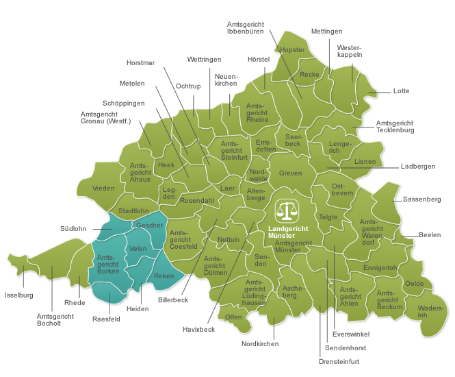 Gerichtsbezirk-Landgericht-Muenster Gerichtsbezirk-Landgericht-Muenster